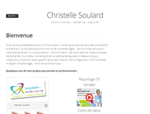 Tablet Screenshot of christelle-soulard.fr